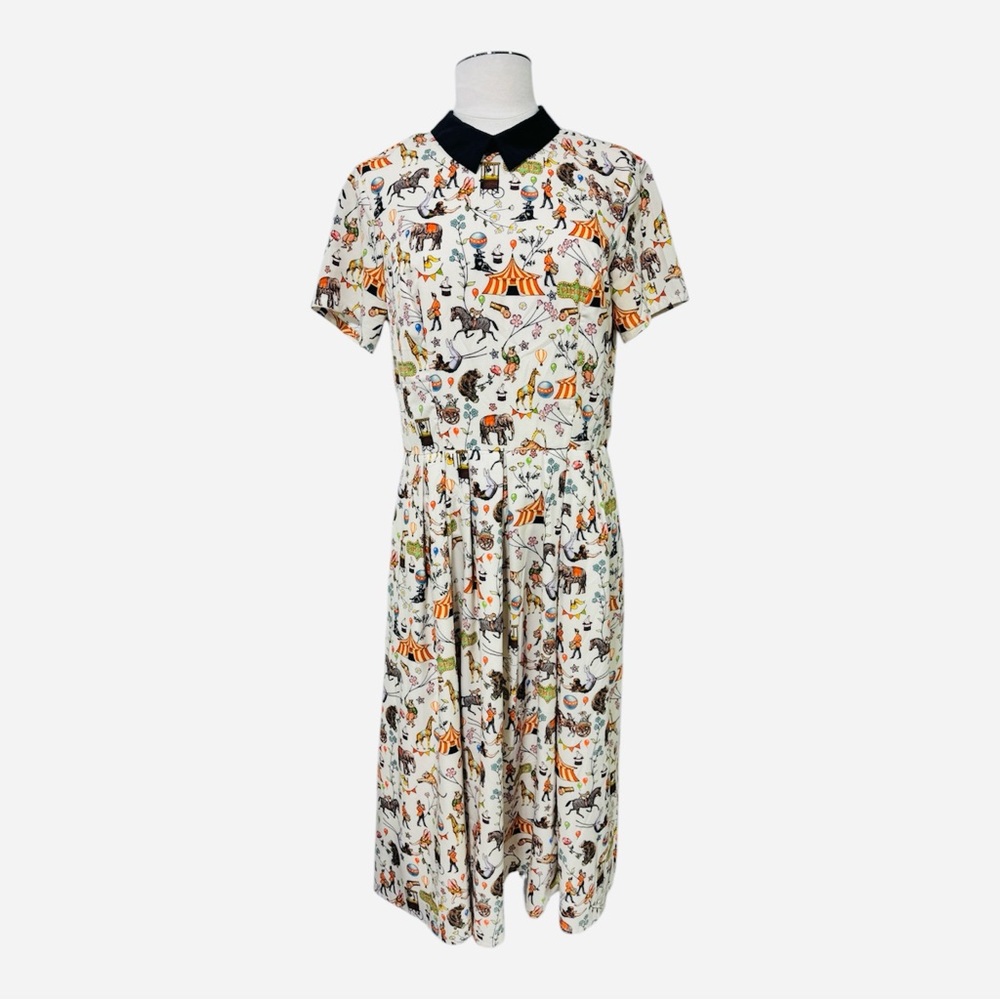 eShakti Circus Print/ pockets! Approx size M